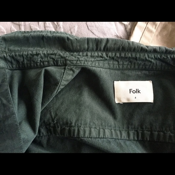 Folk Hush Shirt Deep Green - Picture 3 of 3